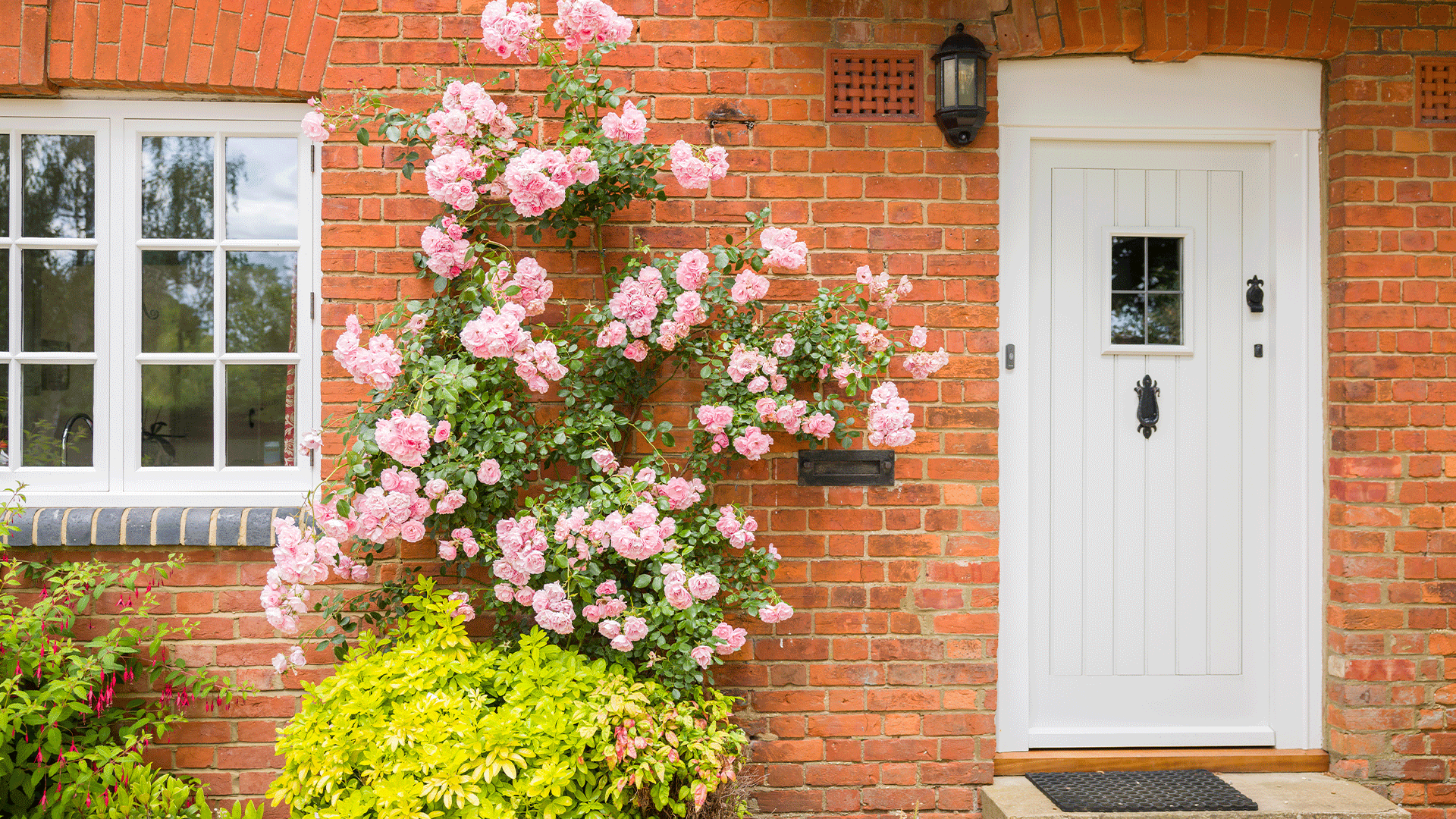 House Door Flowers